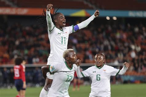 Zambia earns first Women’s World Cup win with 3-1 victory over Costa Rica