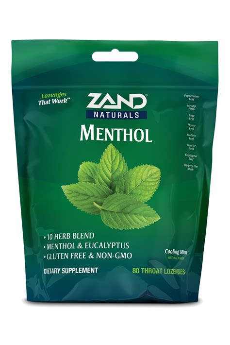 Zand, Herbalozenge, Menthol, Soothing Menthol, 80 …