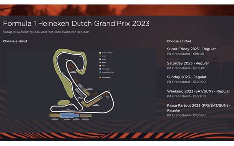 Zandvoort F1 Tickets 2023