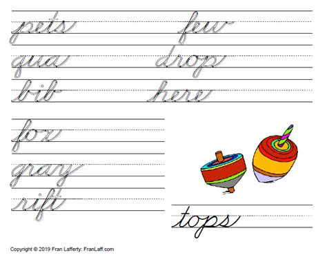 Zaner Bloser Handwriting Worksheet Cursive Handwriting Practice2 Pages 51 100 Text in 2020