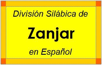 Zanjar Conjuga zanjar en español - inglés.com