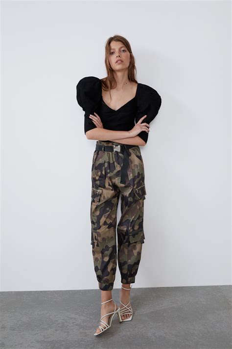 Zara + Camouflage Cargo Pants - Refinery29