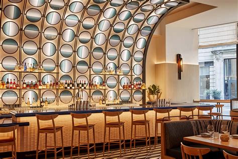 Zaytinya. Zaytinya's interior features a screen of two-toned blue discs behind the bar. Located on the ground floor, the all-day restaurant occupies a 3,000-square-foot (280-square-metre) wedge at the ... 