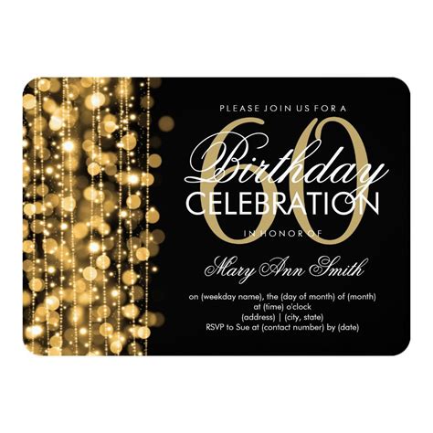 Gather guests with amazing 70th birthday invitations from Zazzle. ... 60th Birthday Invitations. Quinceañera Invitations. Sweet 16 Invitations. Design Color. Number of Photos. Foil. ... Summer Greenery Diamond Wreath 70th Birthday Invitation. $2.92 Comp. value. i. Sale Price $1.46 Save 50%.