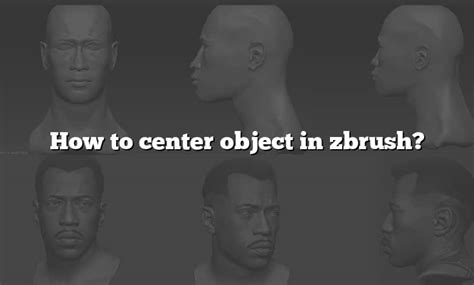 Zbrush center object.  Premium 3D Courses: https://www.  Learning ZBrush may seem mor...