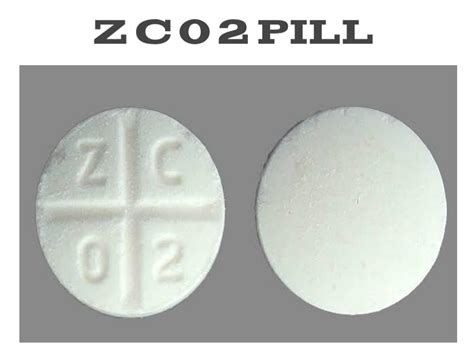WHITE ROUND Pill with imprint z c 0 2 tablet for treatment