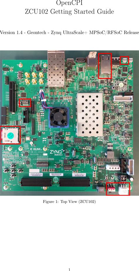 EK-U1-ZCU102-G ED 数据 手册 下载 是一份详细介绍了 Xilinx 的 Zynq UltraScale+ MPSoC 评估套件的文档。该文档包含了 ZCU102 ... . 