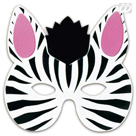 Zebra Maskesi Okul Öncesi Pinterest.