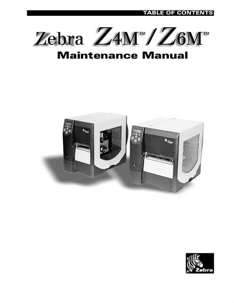 Zebra z4m plus z6m printer service maintenance manual and parts manuals. - Arctic cat mud pro manuale di servizio.