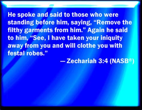 Zechariah 3 NASB;KJV;NKJV - Joshua, the High Priest - Then he - Bible …