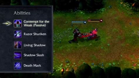Zed abilities death mark.  These triumphal Death Mark Contempt for the Wea...