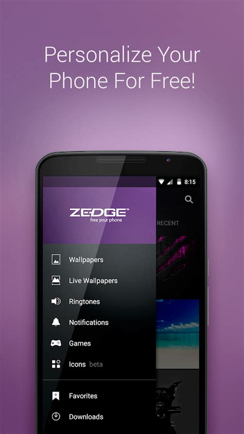 What's New in the Latest Version 8.18.5. Oct 13, 2023. We’ve been working hard behind the scenes on making it easier for you to discover wallpapers, video wallpapers, ringtones and notification sounds, delivering content that is personalized to you. We’ve also been fixing some minor issues to provide you with a better overall Zedge experience.. 