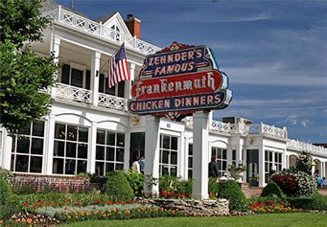 Zehnders frankenmuth. The company is a family-owned and operated business. It maintains more than five dining rooms that have a seating capacity of more than 1,500 guests. The company s restaurant serves a range of food items and alcoholic and nonalcoholic beverages. Zehnder's of Frankenmuth s club features an 18-hole golf course. … 