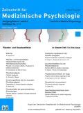 Zeitschrift für Medizinische Psychologie - Volume 21, issue 4 - IOS …