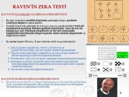 Zeka testi çöz Yandex. 