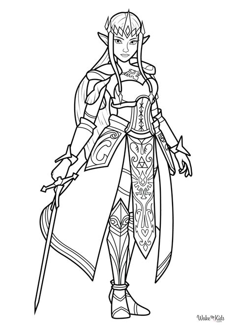 Zelda Coloring Book