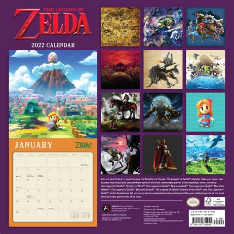 Zelda Wisdom 2022 Calendar