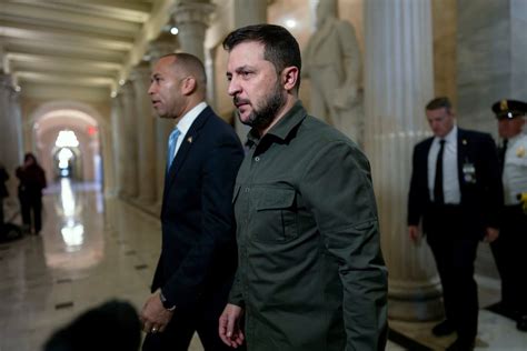 Zelenskyy makes his case at the US Capitol and Pentagon for more war aid as some GOP support softens