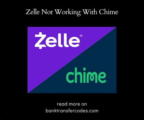 Zelle not working with chime. its not possible no matter what chime says. Zelle doesnt support chime or recognize it as a bank. idk why chime has an article saying "how to setup chime with zelle" when you cant. 1. Reply. Share. 13 votes, 27 comments. 37K subscribers in the chimefinancial community. Chime is a financial technology company, not a bank. 