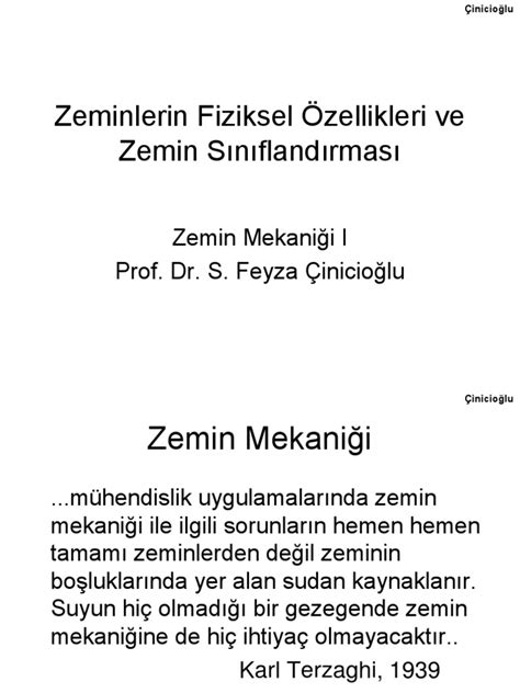 Zemin Mekaniği PDF PDF Scribd.