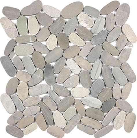 Zen Vitality Mica Flat Pebble Mosaics 12x12 - Tiles …