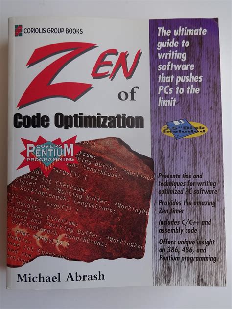 Zen of code optimization the ultimate guide to writing software that pushes pcs to the limit. - The sponsors 12 step manual workbook edition.