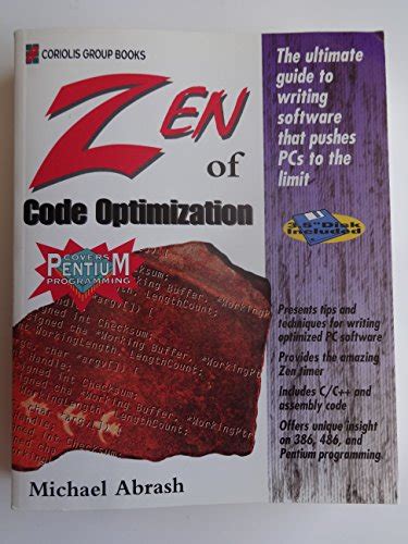 Zen of code optimization the ultimate guide to writing software. - Solución manual de gestión de operación heizer render.