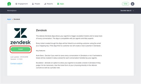 Zendesk App installation guide Help Center iAdvize