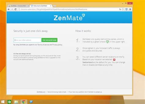  Lastly, ZenMate VPN is available on all browsers, such as Chrome and Firefox, as well as all major mobile platforms, including Android and iOS. Furthermore, you can use ZenMate VPN on an unlimited number of devices to ensure your security and privacy. Get ZenMate Now. 3 Simple Steps for Downloading ZenMate VPN .