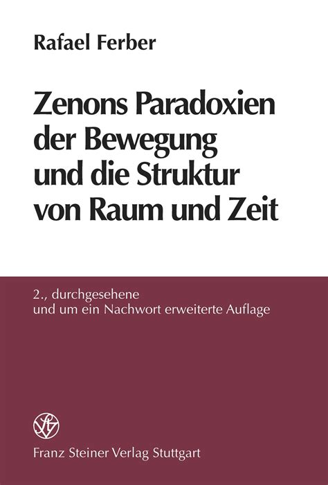 Zenons paradoxien der bewegung und die struktur von raum und zeit. - Singer sewing machine repair manuals featherweight 221.