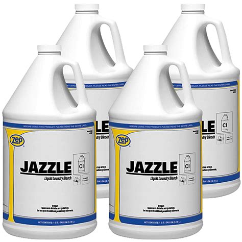 Zep Jazzle Liquid Chlorine Bleach - 1 Gallon (Case Of 4) 540824