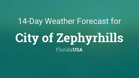 Zephyrhills fl temperature. Find the most current and reliable 7 day weather forecasts, storm alerts, reports and information for [city] with The Weather Network. 