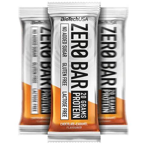 BioTech USA Zero Bar protein szelet csokoládé – karamell – 50g. A Zero Bar kiemelkedő fehérjetartalommal és magas élelmi rosttartalommal rendelkező fehérjeszelet, melynek fogyasztása mindenki számára vagy sportolás után is javasolható, hiszen finom és magas minőségű kiváló fehérjeforrás. Szállítási idő: 1-3 munkanap. . 