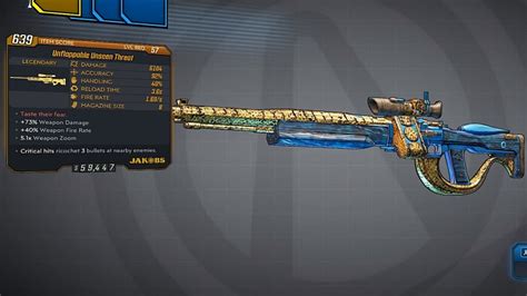 Zero borderlands 3.  This powerful Legendary Sniper will then be waitin...