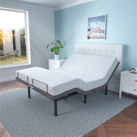 Zero gravity bed. Other adjustable beds in this roundup tend to have weight capacities around a hundred pounds lower (or even less). This adjustable frame has preset positions meant to curb snoring and promote a zero-gravity posture, which takes pressure off of the back and can improve blood flow. 