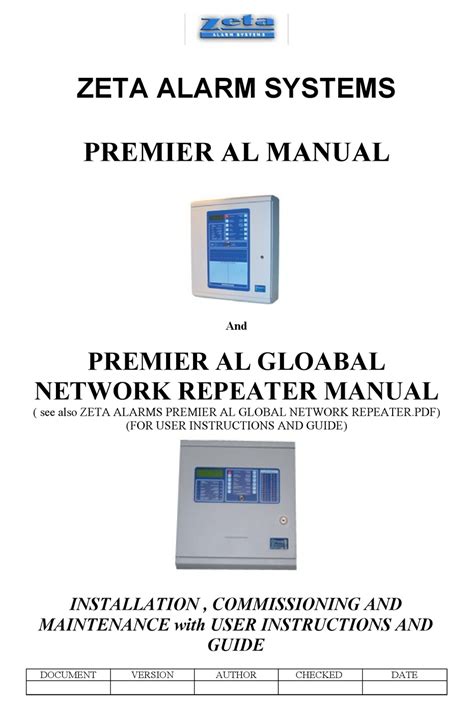 Zeta alarm systems premier al manual supelectrotech. - Viper gt r12 and r134a manual.