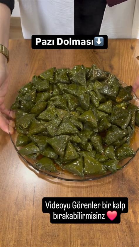 Zeynep Acar Kiralık Aşk Pazı dolması ️  Instagram. 