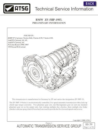 Zf 5hp19 audi transmission automatic service manual. - Business education content knowledge study guide.