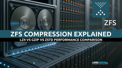 Zfs compression benchmark.  LZ4 offers a good balance of compression ratio versus ...