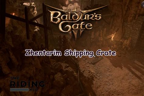 Zhentarim shipping crate. A community all about Baldur's Gate III, the role-playing video game by Larian Studios. BG3 is the third main game in the Baldur's Gate series. 