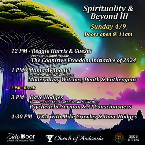 Zide door church of entheogenic plants. David Hodges founded the Church of Ambrosia, a nondenominational interfaith religion, and Zide Door, a church in Oakland supporting safe access and use … 