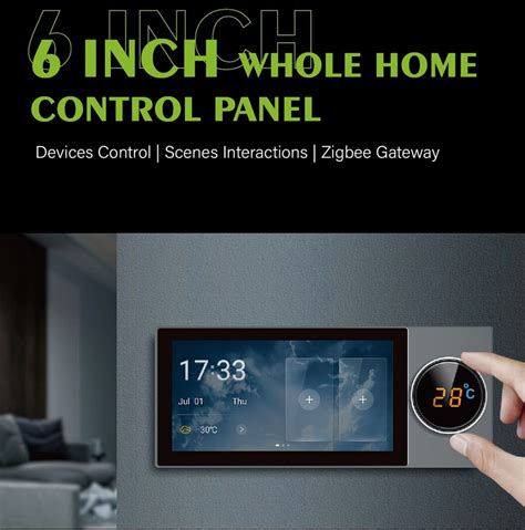 Zigbee smart knob home assistant.  SMATEK S8E 6-Inch AC Android Panel with Knob S...