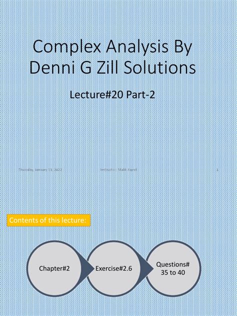 Zill Complex D Analysis Manual Solution G