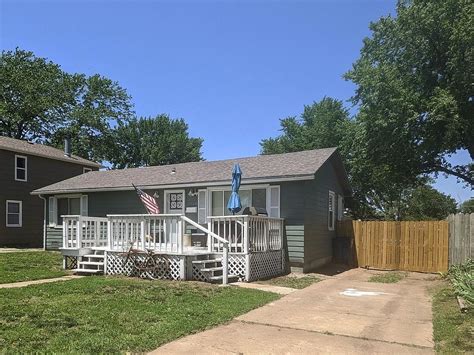 What's the full address of this home? (FHAOR) For Sale: 2 beds, 1 bath ∙ 768 sq. ft. ∙ 207 S Kuney St, Abilene, KS 67410 ∙ $76,500 ∙ MLS# 20232588 ∙ Super nice! 2 bedroom, 1 bath bungalow. Central heat and air, full basement, fron porch.. 