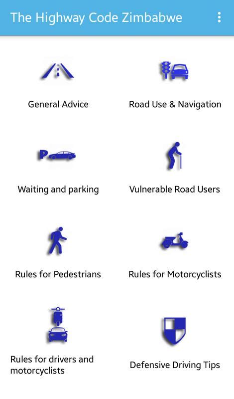 Zimbabwe Driving Highway Code
