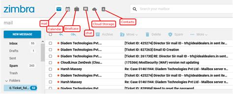 Zimbra Mail Help