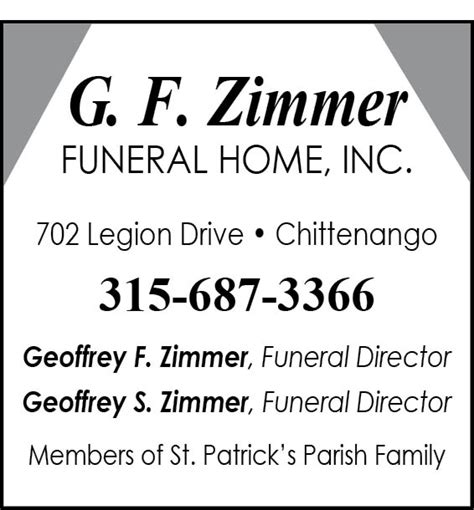 Zimmer funeral home. Things To Know About Zimmer funeral home. 