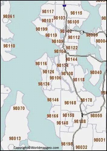 Zip Code For Seattle Zip Code World Search