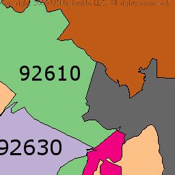 Zip Code Map Irvine Alvina Margalit