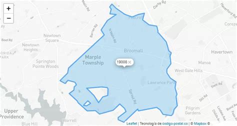 Zip Codes in Marple township, Pennsylvania - dwellics.com